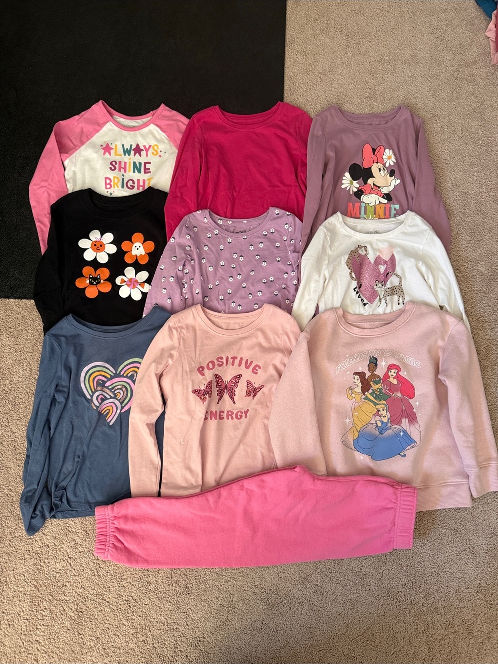 Girls Long Sleeve Top Bundle